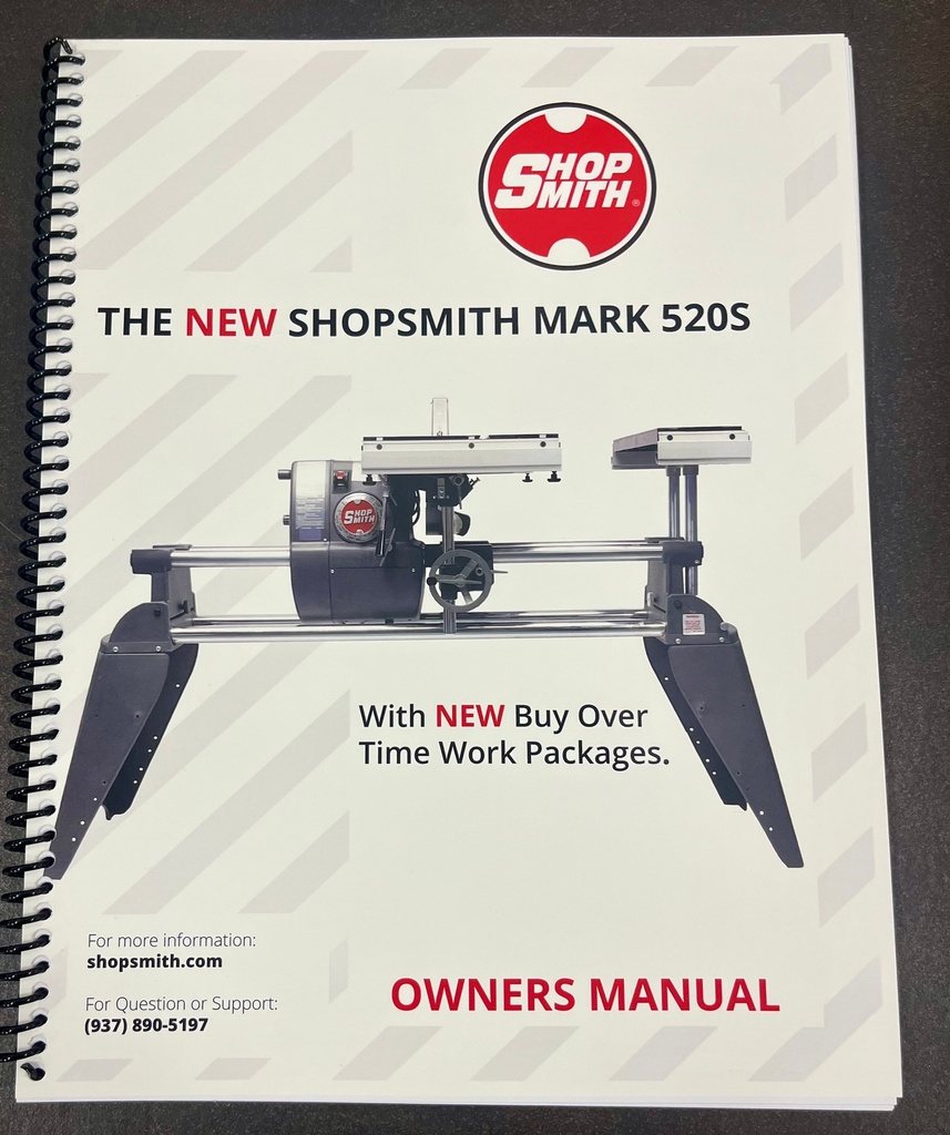 MARK V 520,510,505 Owners Manual and Reference Guide (for 556041, 522356, 557500, 555924, 555861)