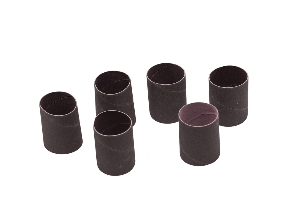 2-5/16 Dia. x 3 Inch Lg. 80 Grit A/O Medium Drum Sander Sanding Sleeves (6 Pack)