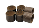 2-5/16 Dia. x 2 Inch Lg. 80-Grit Garnet Medium Drum Sanding Sleeves (6 Pack)
