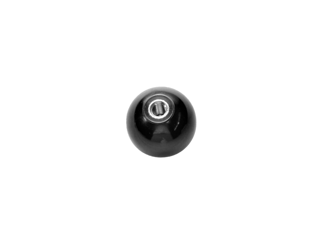 Tenon Master Ball Knob with Insert (Single Black)