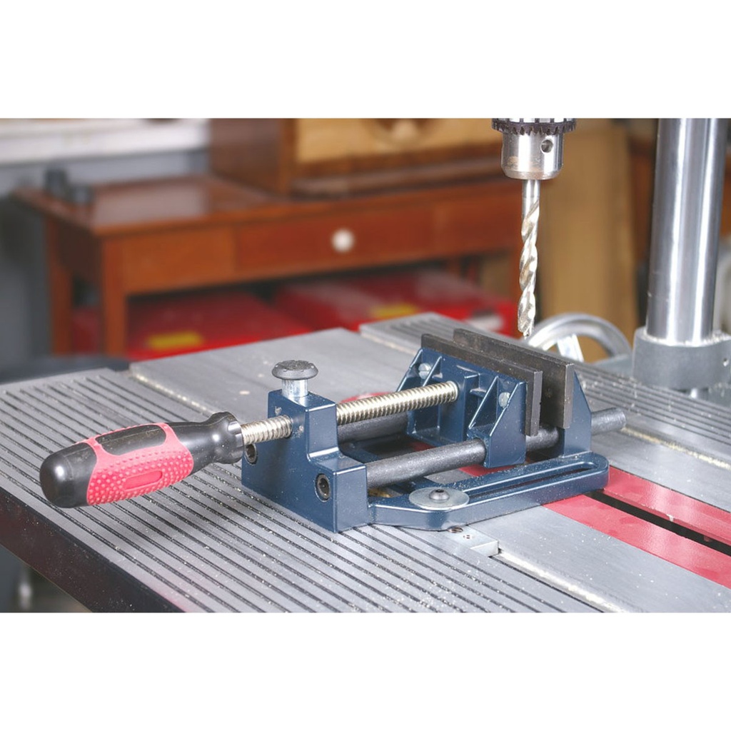 Quick-Acting Drill Press Vise with Mounting Hardware                                                             
