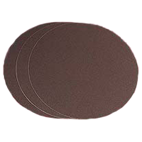 12 Inch 100 Grit A/O Stick-On Fine Sandpaper Discs (3 Pack)