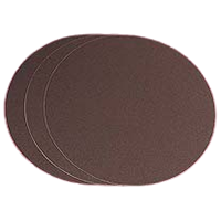 12 Inch 150 Grit A/O Stick-On Extra-Fine Sandpaper Discs (3 Pack)