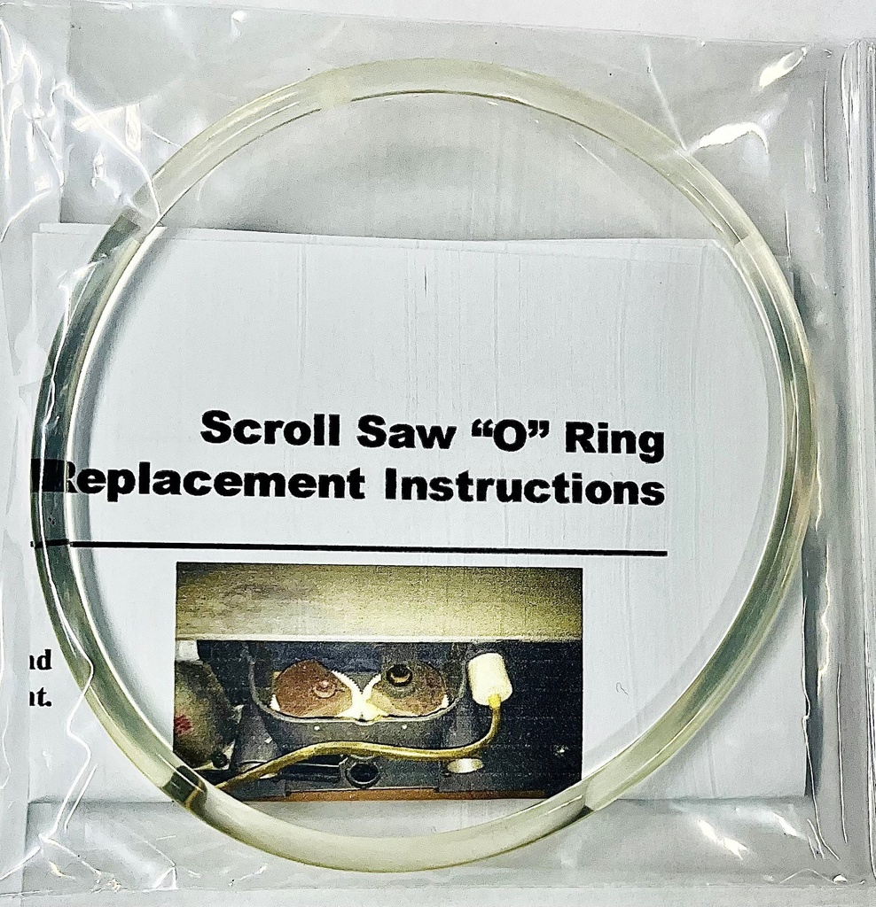 Scroll Saw O-Ring Belt with Literature