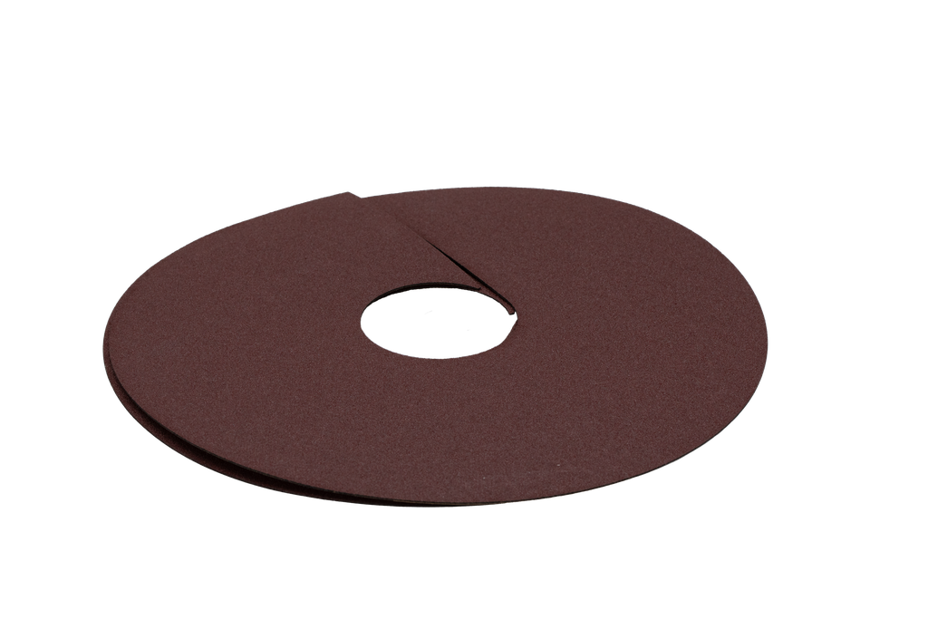 12 Inch 80 Grit A/O Stick-On Conical Sandpaper Discs (3 Pack)
