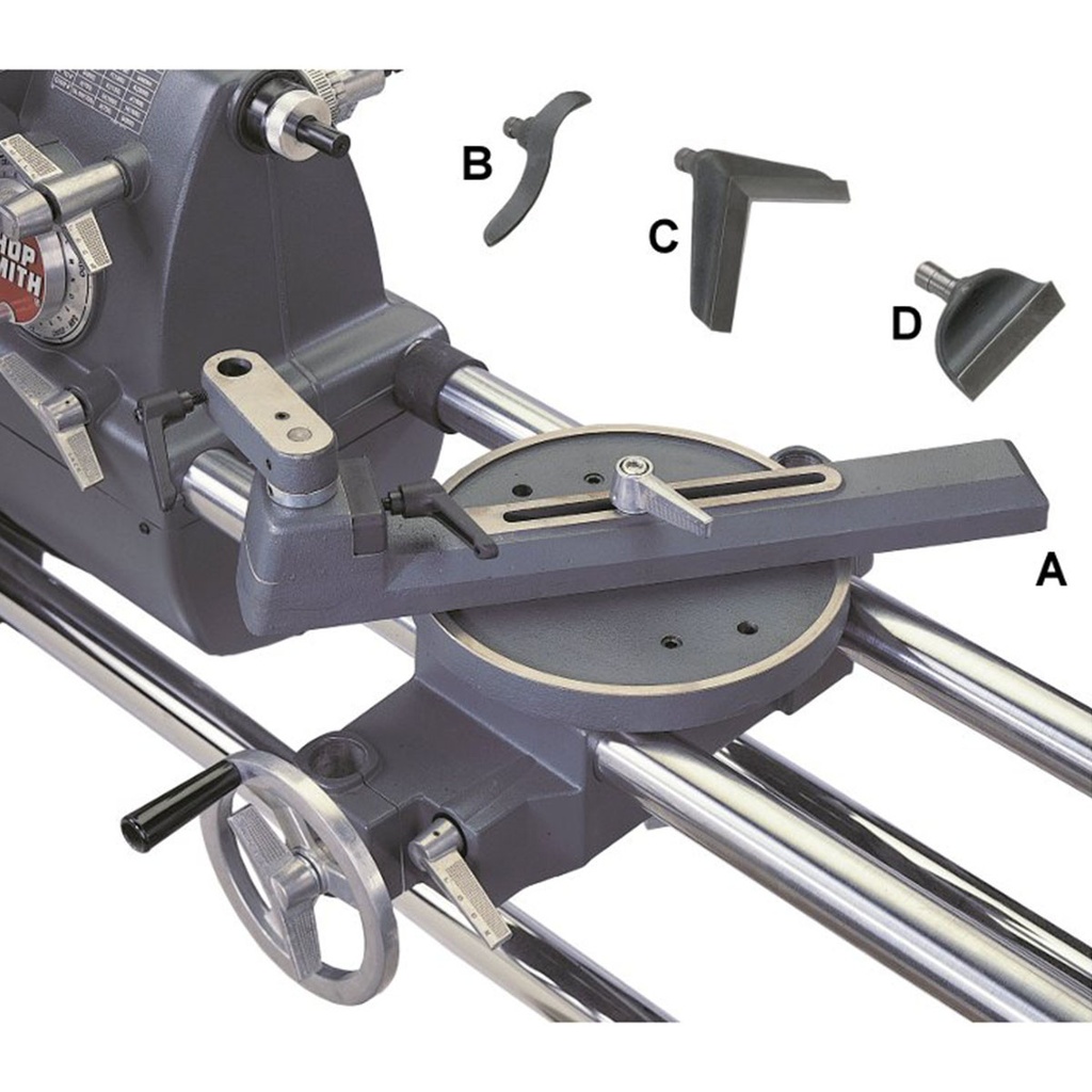 [555868] All-Inclusive Lathe Tool Rest Package (Includes Universal Tool Rest System + all 3 Specialty Tool Rests) 