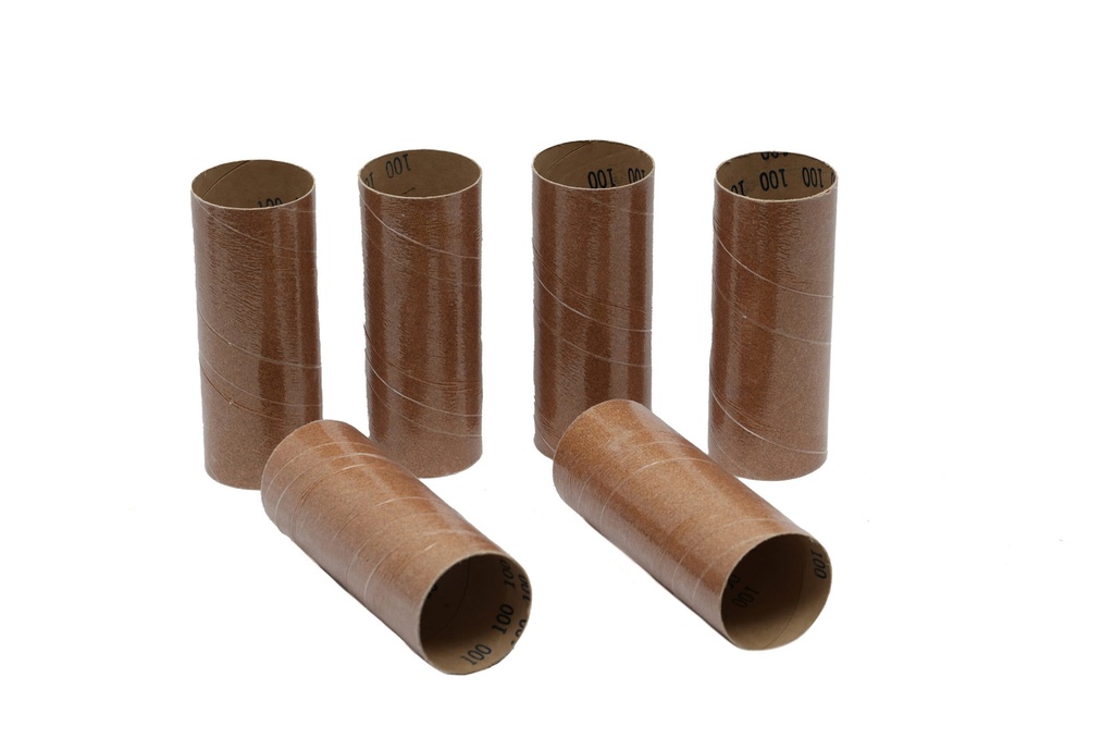 2-5/16 Dia. x 6 Inch Lg. 100 Grit A/O Fine Drum Sander Sanding Sleeves (6-Pack)