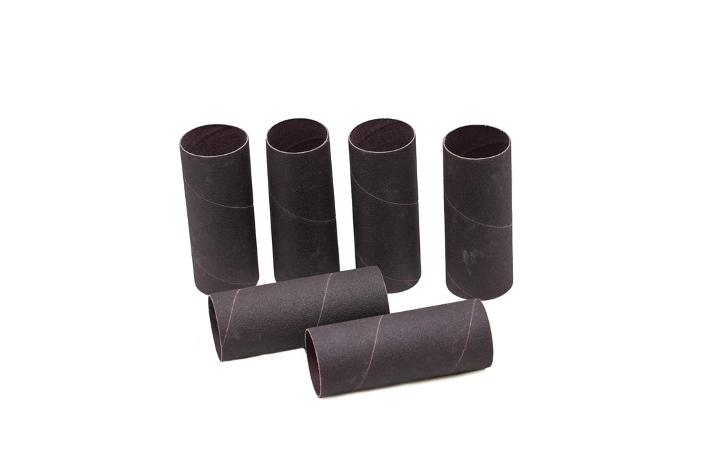 2-5/16 Dia. x 6 Inch Lg. 80 Grit A/O Medium Drum Sander Sanding Sleeves (6-Pack)