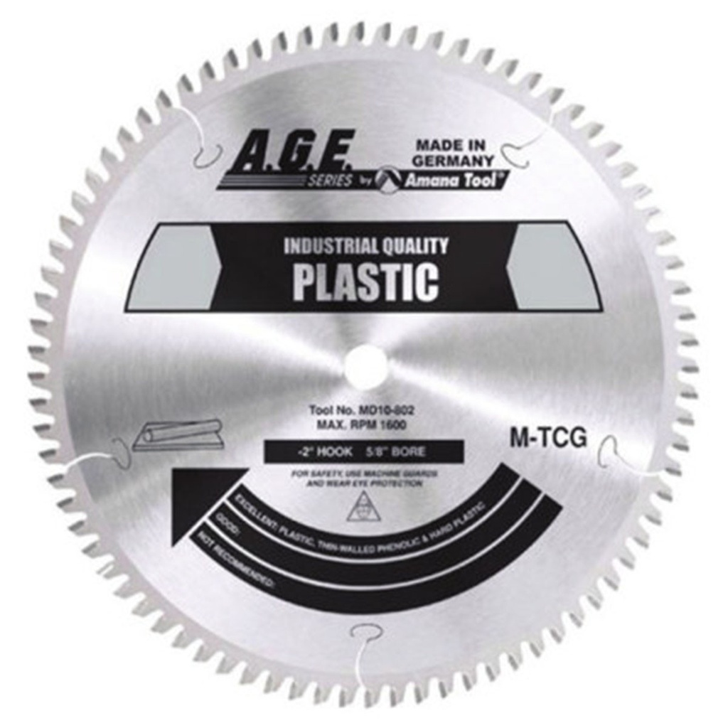 A.G.E. INDUSTRIAL PLASTICS SAW BLADE